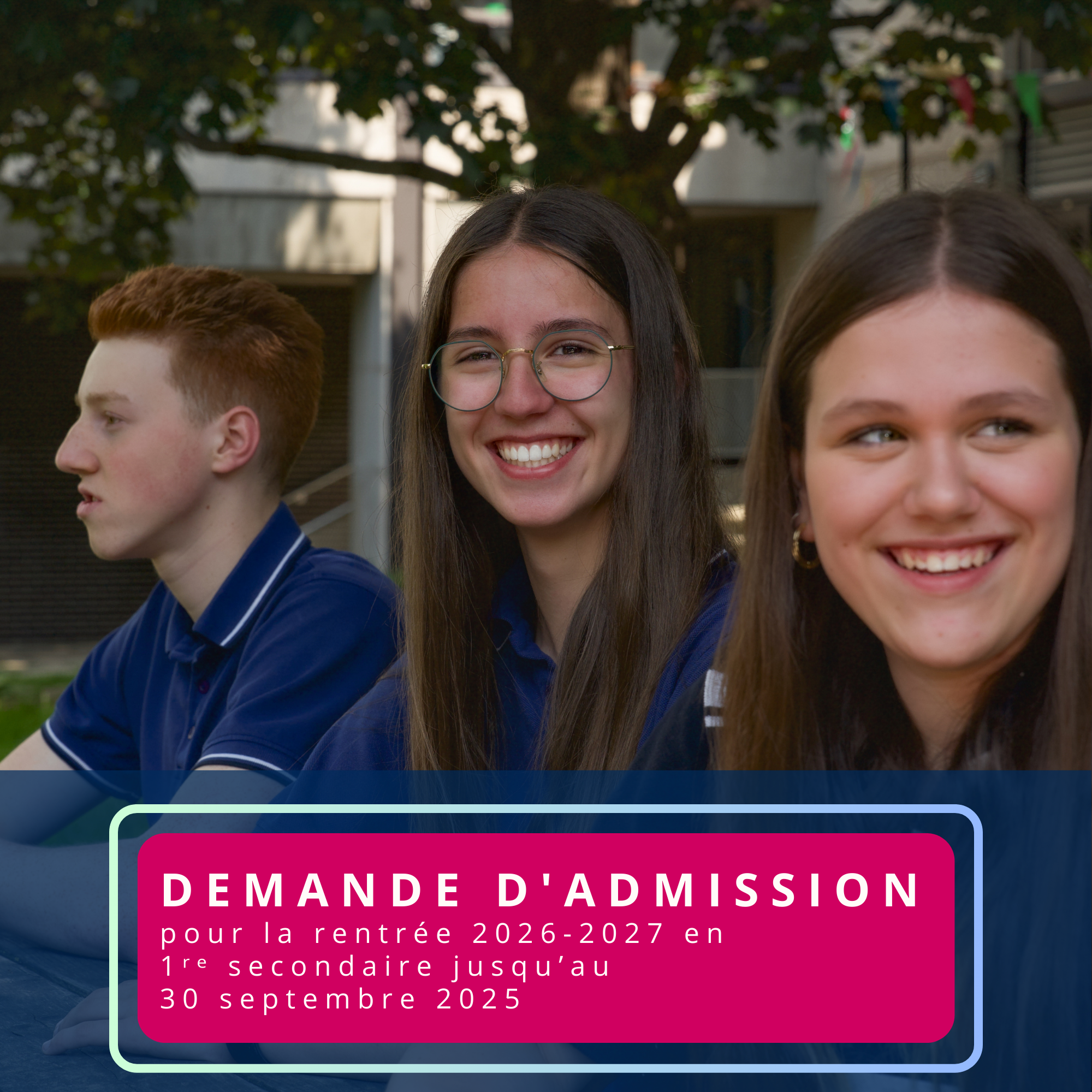 Réouverture des admissions